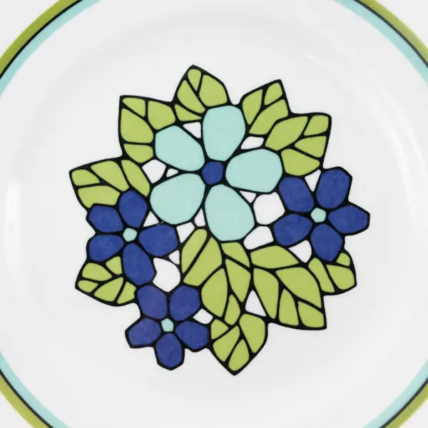 Set of 4 Franciscan Cantata  Whitestone Ware 6" Bread Plates 1960s