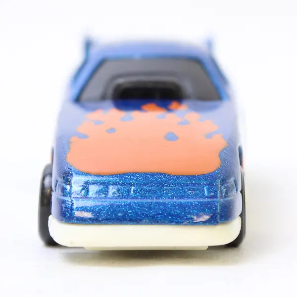 Vintage Hot Wheels 1993 Die Cast Car Metallic Blue "Funny Dragster" Toy Car