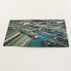 Vintage 1970 Aerial View Fisherman's Wharf San Francisco California Postcard