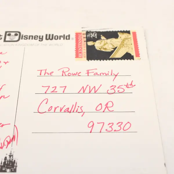 Vintage 1989 Walt Disney World Mickey Mouse Welcome As Can Be Postcard