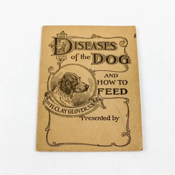 Antique 1921 Diseases of the Dog and How to Feed H. Clay Glover Booklet