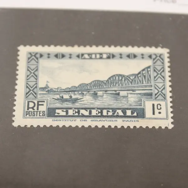Lot Of 5 French Africa Colony Stamps Used & Mint 1920s 1930s