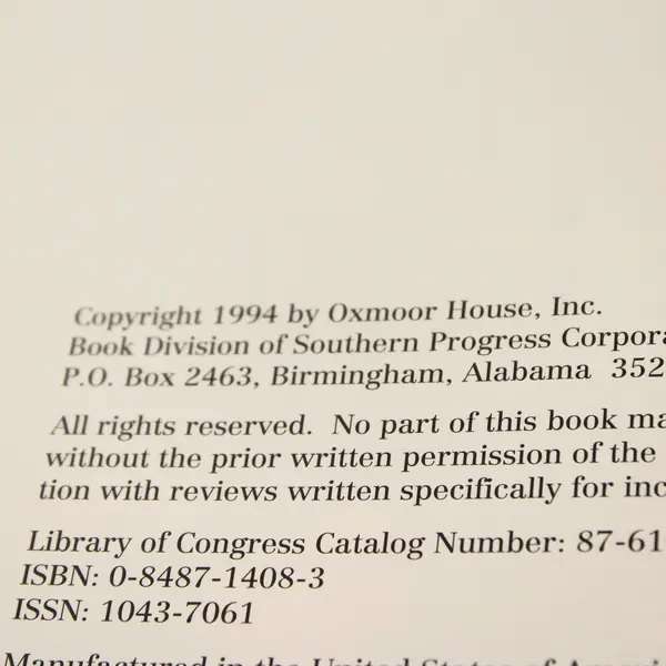 Cooking Light Cookbook 1995 Hardcover Illustrated 1994 Publication Good
