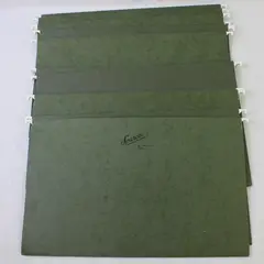 Lot of 15 Sparco SP53-1/3 Legal Size Green Hanging File Folders Office Supplies