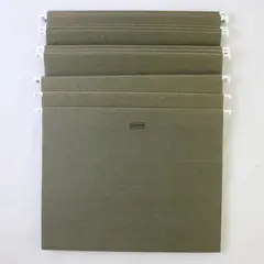 Lot of 25 Legal Size Green Hanging File Folders Office Supplies
