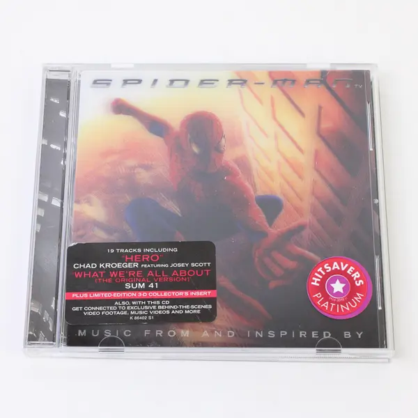 Spider-Man CD Music from/Inspired By Original Soundtrack w/booklet 2002 #CK86402
