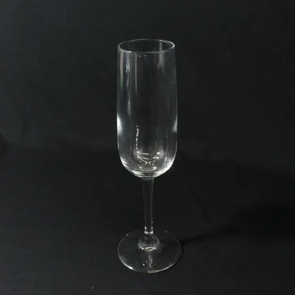Lot of Two 8.5" Crystal Champagne Flutes Made In Italy