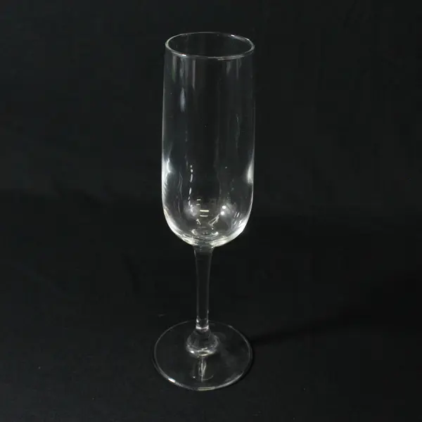 Lot of Two 8.5" Crystal Champagne Flutes Made In Italy