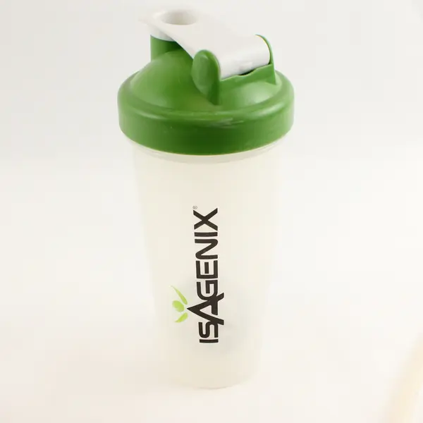 Lot Of 3 Assorted Brands Clear Plastic Shaker Bottles 2 W/ Mixer Ball, 1 Without