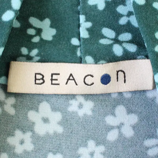 Beacon Green Floral Pattern Short-Sleeved Top Women's XXL