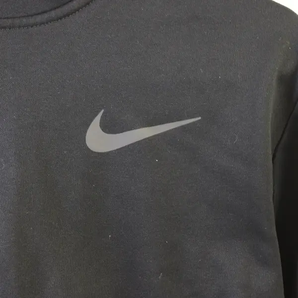 Nike Dri-Fit Standard Fit Black Hooded Zip-Up Jacket Women's Medium