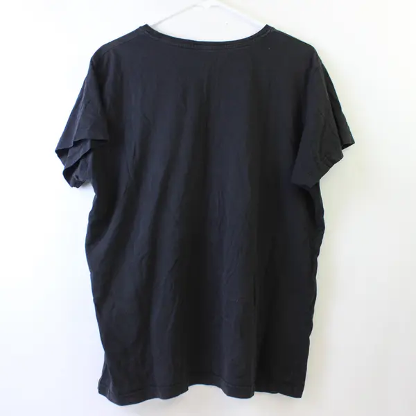 TeeTurtle Barfing Unicorn Black Graphic T-Shirt Women's 2X FLAWED