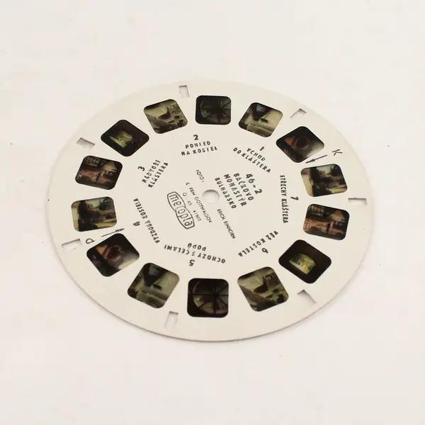 Vintage Meopta Bachkovo Monastery Bulgaria Stereoview Reel