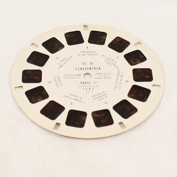 Vintage Stereo-Rama Cenerentola Part 1 Cinderella Single Reel Italy