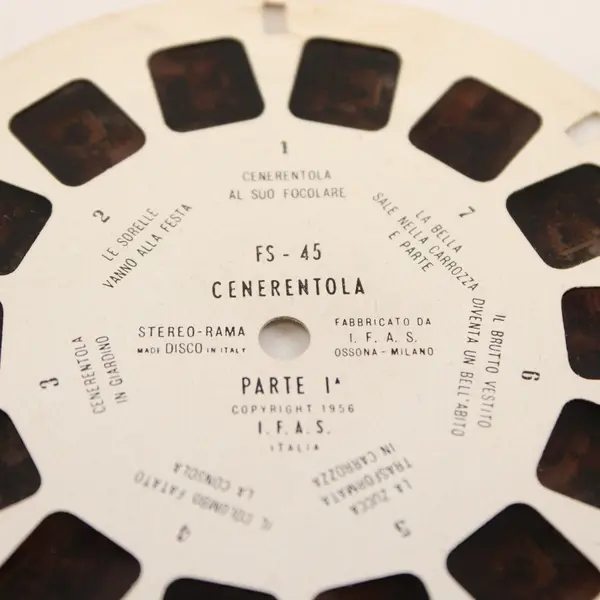 Vintage Stereo-Rama Cenerentola Part 1 Cinderella Single Reel Italy