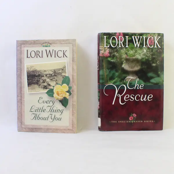 Lot of 2 Lori Wick Books: Every Little Thing About You; The Rescue 