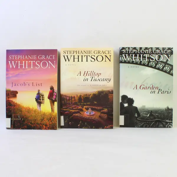 Lot of 3 Stephanie Grace Whitson Paperback Books A Garden/Hilltop/Jacob's