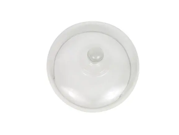 Heavy Domed Clear Glass Cake Plate or Pastry Stand Cloche Cover 10.25 Inch 