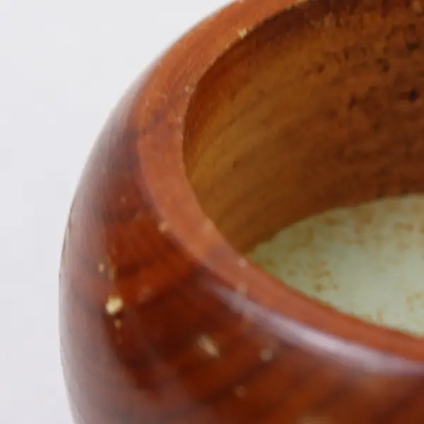 Redwood Round Trinket Box Small Jewelry Keepsake Box 3" x 2.5"