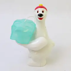 Wendy's Kids Meal Toy 1998 Rudolph The Movie Leonard the Polar Bear Ice Catch