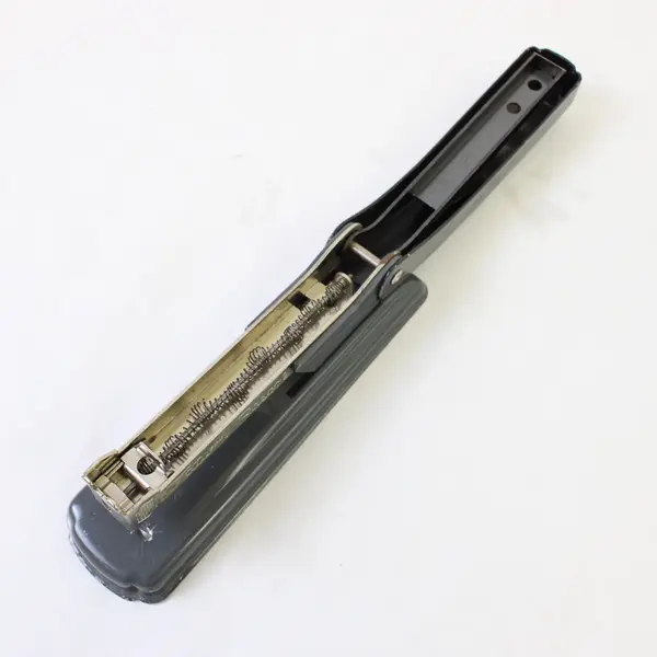 Vintage Wilson Jones Co. Tatum Rascal Small 5" Gray Metal Stapler 