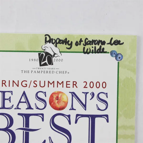 Vintage Lot of 5 Pampered Chef Season's Best Recipe Collections 1998 - 2000 Good