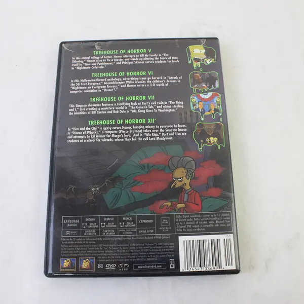 The Simpsons Treehouse of Horror DVD, 2003 #TCFHE