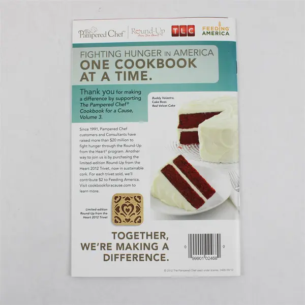 The Pampered Chef Cookbook For A Cause Vol 3 2012 Paperback Good