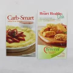 Lot of 2 Healthy Recipe Booklets 2005 & 2009 Good Condition