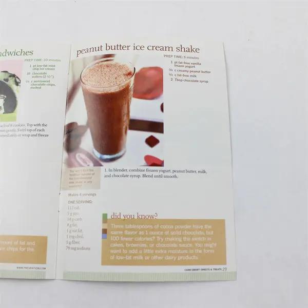 Lot of 2 Healthy Recipe Booklets 2005 & 2009 Good Condition