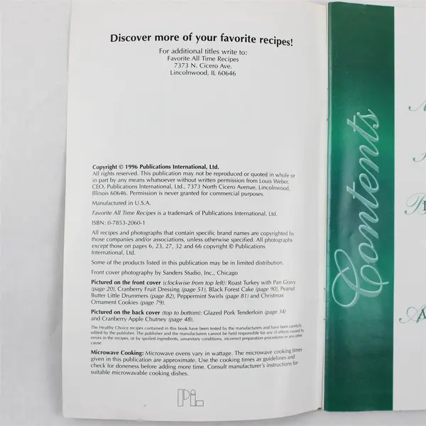 Lot of 2 Favorite All Time Recipes Booklets 1996 & 2008 Paperback Good