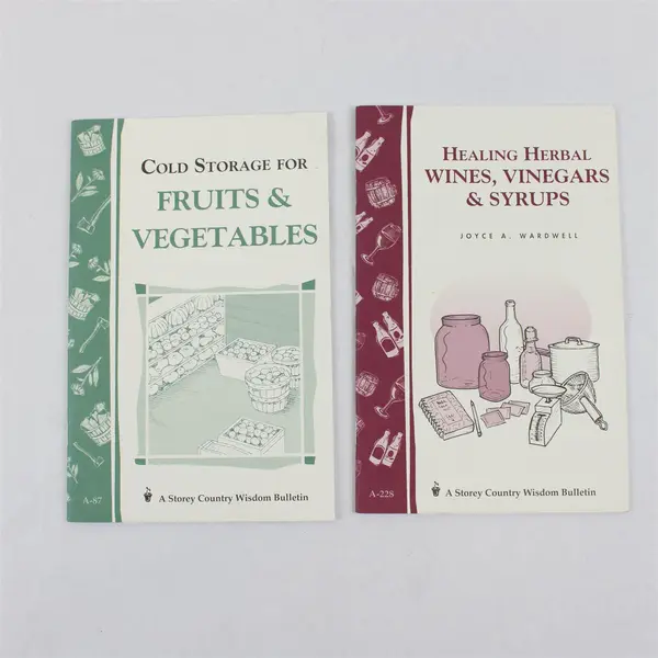 Vintage Lot Of 2 Storey Country Wisdom Bulletins 1988 & 1999 Paperback Good