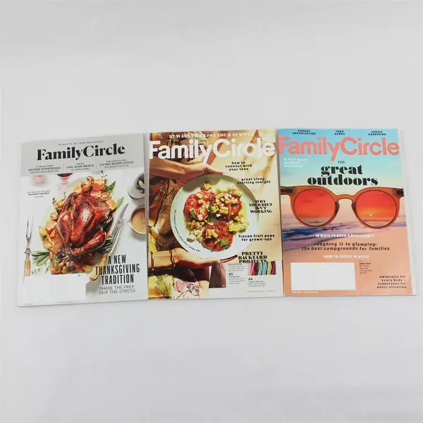 Lot of 3 Family Circle Magazines June & August 2018 & November 2019 Good