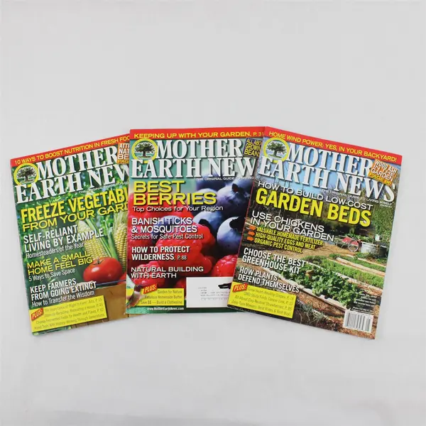 Lot of 3 Mother Earth News Magazines 2009 & 2013 Living Wisely Good Condition