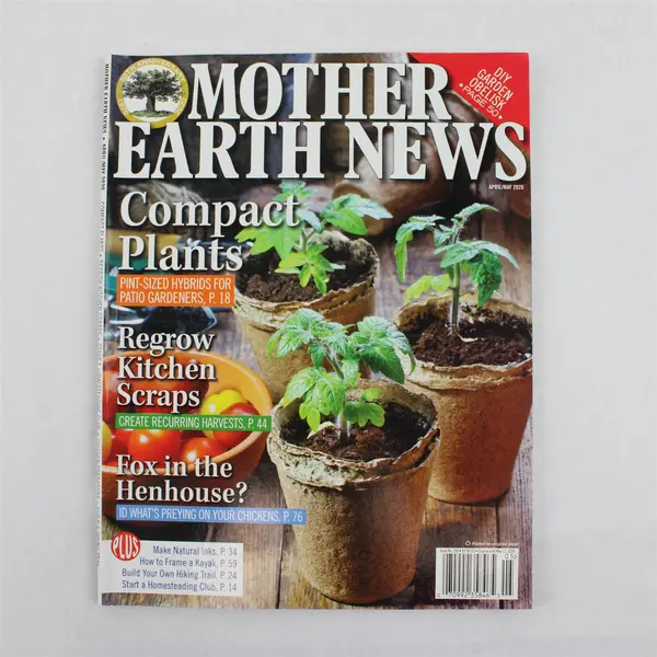 Mother Earth News Magazines April/May 2020 Living Wisely Good Condition