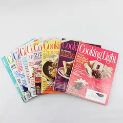 Lot of 9 Cooking Light Magazines April - December 2009 Good Condition