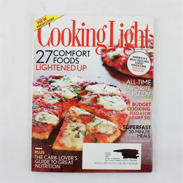 Lot of 9 Cooking Light Magazines April - December 2009 Good Condition