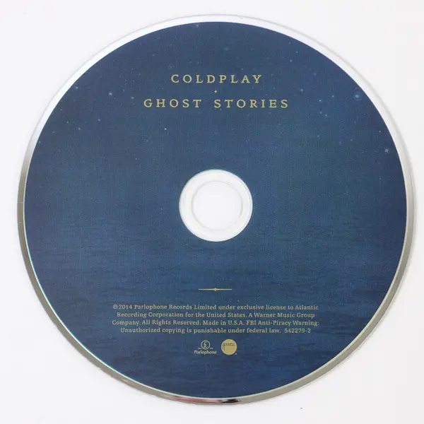 Ghost Stories CD by Coldplay with Booklet, 2014 Item # 542279-2 