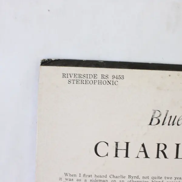 Blues Sonata Charlie Byrd 12" Vinyl Record