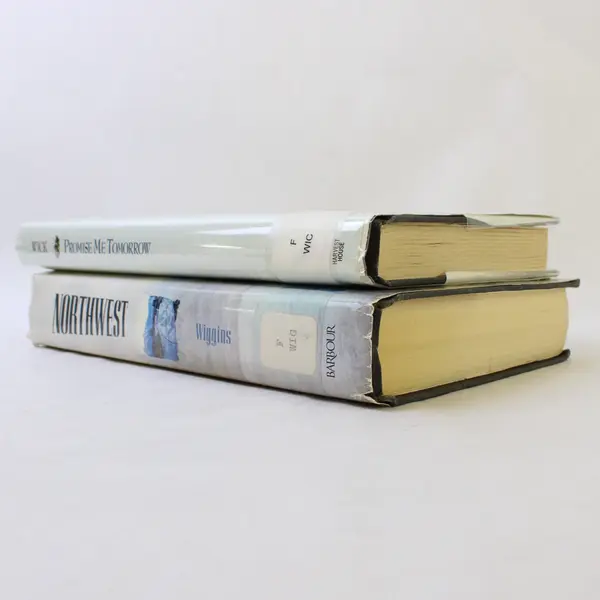 Lot of 2 Hardcover Books: L. Wick Promise Me Tomorrow & V. Wiggins Northwest
