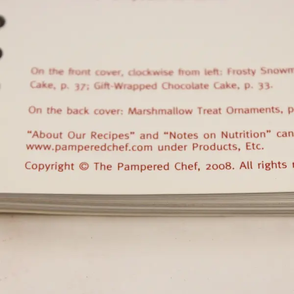 Pampered Chef Cookbooks Spiral Bound Paperback Lot of 2 2008 & 2010 Good