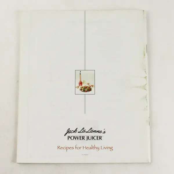 Vintage Jack LaLanne’s Power Juicer Recipes For Healthy Living Paperback Good