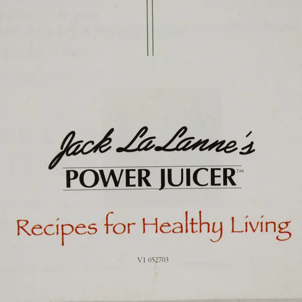 Vintage Jack LaLanne’s Power Juicer Recipes For Healthy Living Paperback Good
