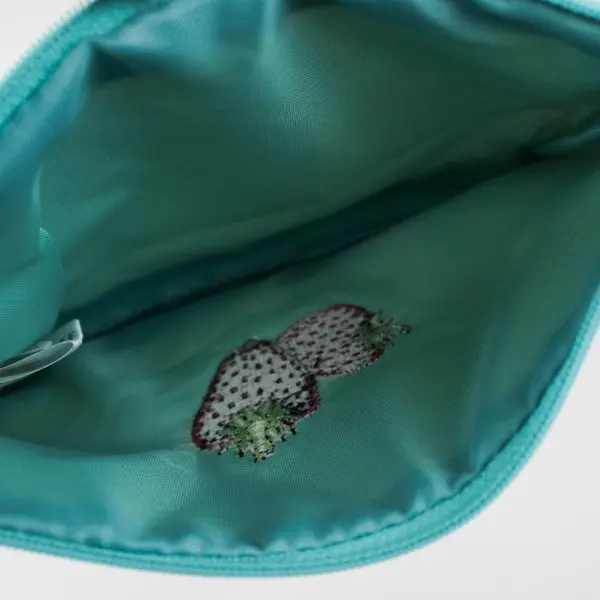Thirty-One Zipper Pouch Strawberry Print 3013063A001 Travel Bag