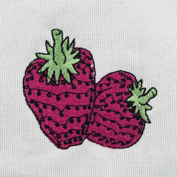 Thirty-One Zipper Pouch Strawberry Print 3013063A001 Travel Bag