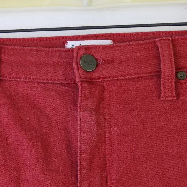 Lakeview Denim Solid Red Skinny Jeans Women's Size 30