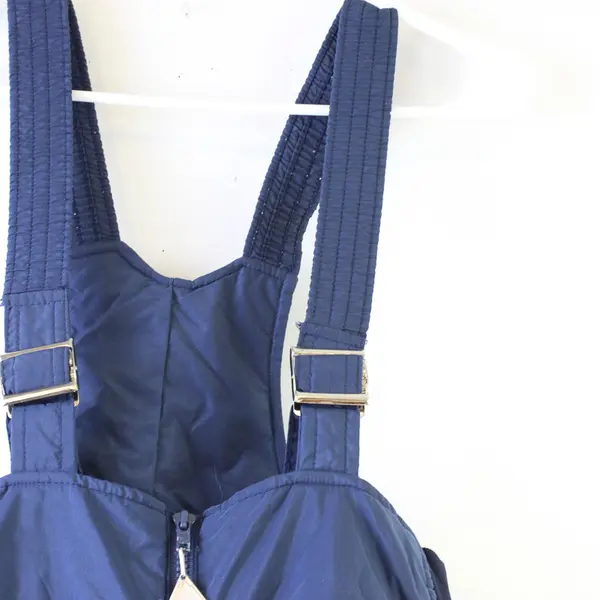 VTG Skor Competition Series Navy Blue Thermolite Snow Ski Bib Women's Medium