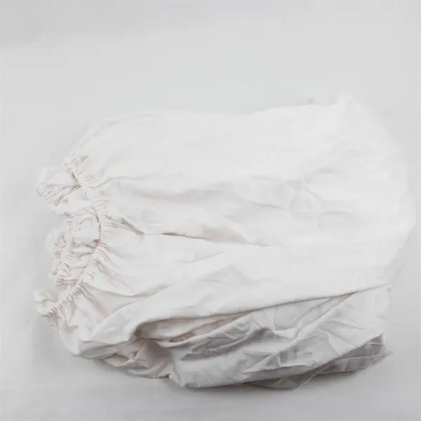 Unbranded Fitted Bed Sheets Set, Size King Polyester Off White/Cream, 4 Pieces