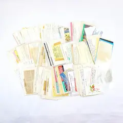 Lot of Vintage Laminated Recipe Cards Handwritten Cutout Typed