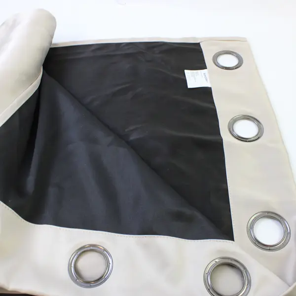 2 Panels Sun Zero Blackout Energy Efficient Grommet Curtains 40" x 84" PEARL